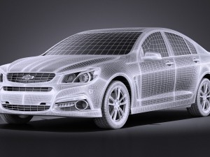 Chevrolet SS 2014 vray Model 3D