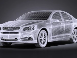 Chevrolet SS 2014 vray 3D Model