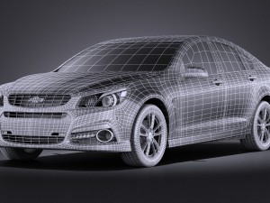 Chevrolet SS 2014 vray Model 3D