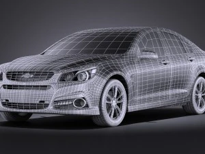 Chevrolet SS 2014 vray 3D Model