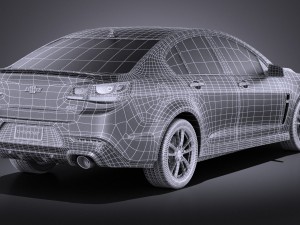 Chevrolet SS 2014 vray Model 3D