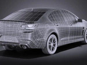 Chevrolet SS 2014 vray 3D Model