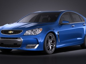 Chevrolet SS 2016 vray 3D Model