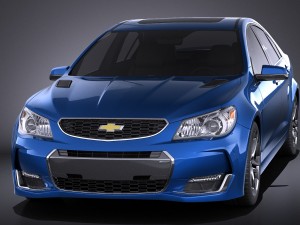 Chevrolet SS 2016 vray 3D Model