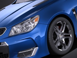 Chevrolet SS 2016 vray 3D Model