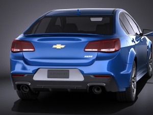 Chevrolet SS 2016 vray 3D Model