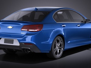 Chevrolet SS 2016 vray 3D Model