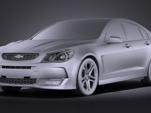 Chevrolet SS 2016 vray 3D Model