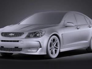 Chevrolet SS 2016 vray 3D Model