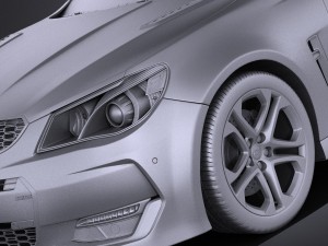 Chevrolet SS 2016 vray 3D Model