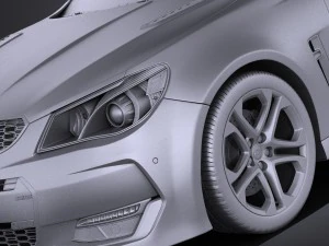 Chevrolet SS 2016 vray 3D Model