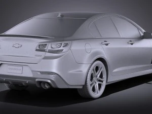 Chevrolet SS 2016 vray 3D Model