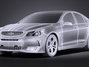 Chevrolet SS 2016 vray 3D Model