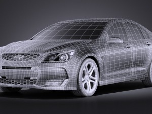 Chevrolet SS 2016 vray 3D Model