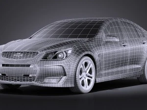 Chevrolet SS 2016 vray 3D Model