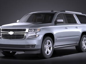 Chevrolet Suburban 2015 vray 3D Model
