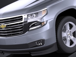 Chevrolet Suburban 2015 vray 3D 모델