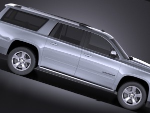Chevrolet Suburban 2015 vray 3D 모델