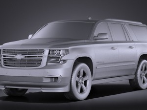 Chevrolet Suburban 2015 vray 3D 모델
