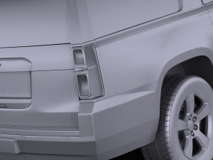 Chevrolet Suburban 2015 vray 3D 모델