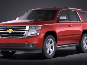 Chevrolet Tahoe 2015 vray 3D Model