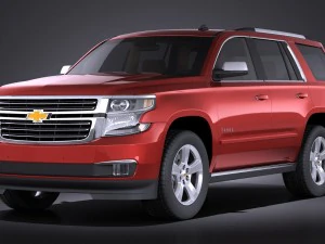 Chevrolet Tahoe 2015 vray Modelo 3D