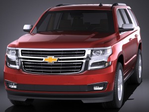 Chevrolet Tahoe 2015 vray Model 3D