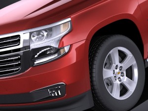 Chevrolet Tahoe 2015 vray Model 3D