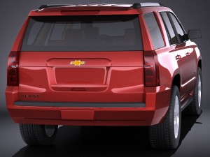 Chevrolet Tahoe 2015 vray Model 3D