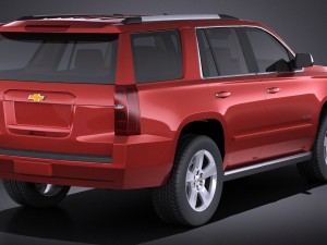 Chevrolet Tahoe 2015 vray Model 3D