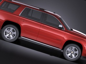 Chevrolet Tahoe 2015 vray Model 3D