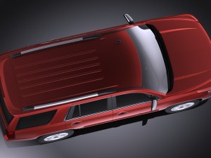 Chevrolet Tahoe 2015 vray Model 3D