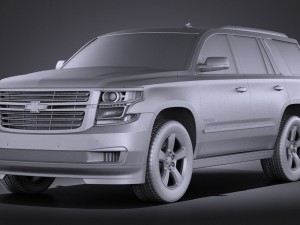 Chevrolet Tahoe 2015 vray Model 3D