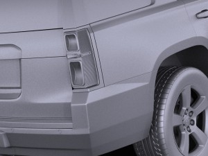 Chevrolet Tahoe 2015 vray Model 3D