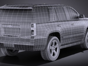 Chevrolet Tahoe 2015 vray Model 3D