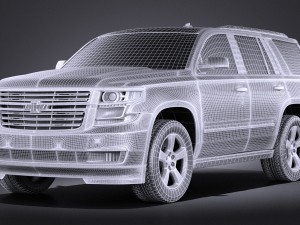 Chevrolet Tahoe 2015 vray Model 3D