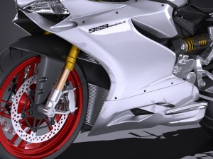 Ducati Panigale 959 2016 3D Модель