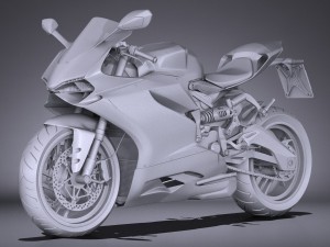Ducati Panigale 959 2016 3D Модель