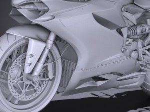 Ducati Panigale 959 2016 3D Модель