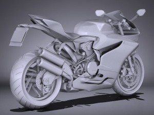 Ducati Panigale 959 2016 3D Модель