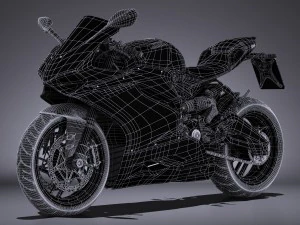 Ducati Panigale 959 2016 3D Model