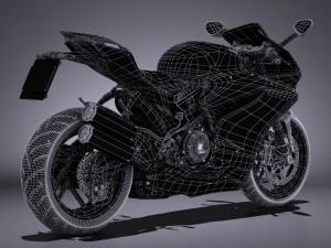 Ducati Panigale 959 2016 3D Модель