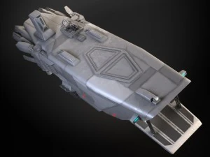Star Wars Transporter - Atmospheric Assault Lander 3D Model