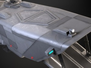 Star Wars Transporter - Atmospheric Assault Lander 3D Model