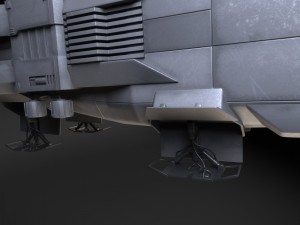 Star Wars Transporter - Atmospheric Assault Lander 3D Model