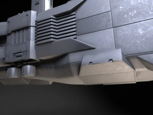 Star Wars Transporter - Atmospheric Assault Lander 3D Model