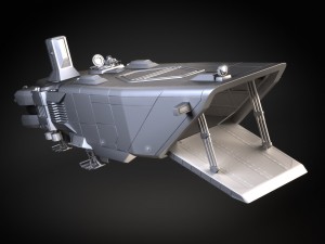 Star Wars Transporter - Atmospheric Assault Lander 3D Model