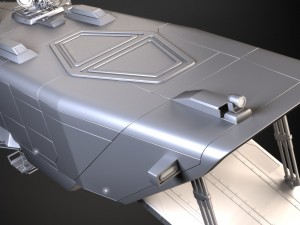 Star Wars Transporter - Atmospheric Assault Lander 3D Model