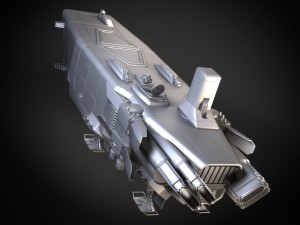 Star Wars Transporter - Atmospheric Assault Lander 3D Model