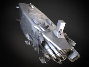 Star Wars Transporter - Atmospheric Assault Lander 3D Model